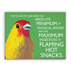 Flaming Hot Snacks Card