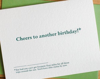 Cheers To Another Birthday Card