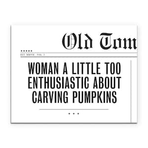 Carving Pumpkins Halloween Card