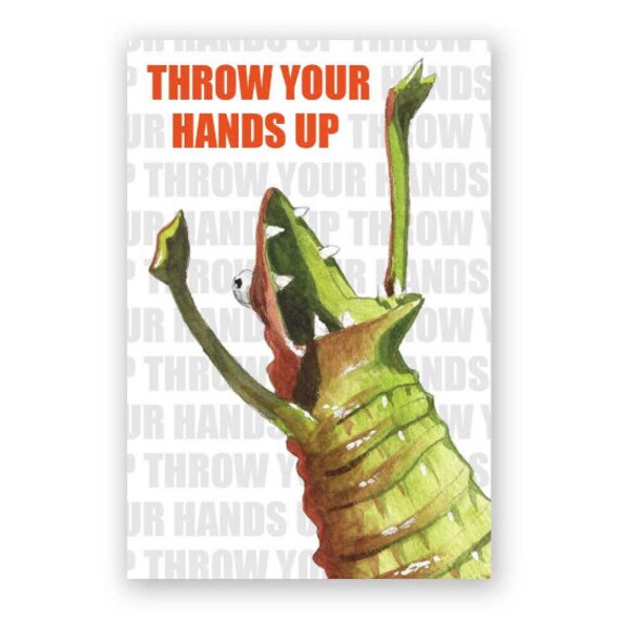 Throw Your Hands Up Etsy