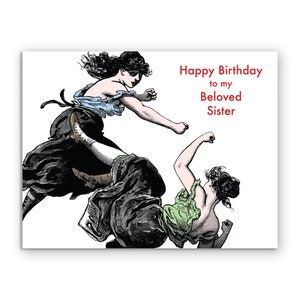 Tarjeta de cumpleaños de la hermana