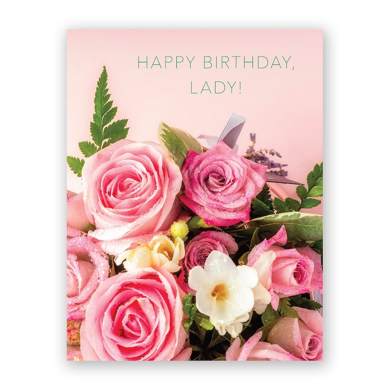 Happy Birthday Lady Card image 1