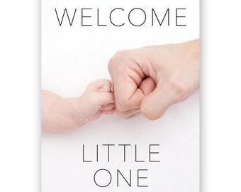 Carte de bienvenue nouveau bébé