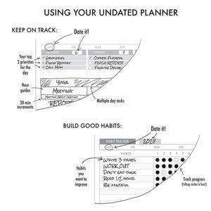 De ongedateerde planner cadeau afbeelding 2