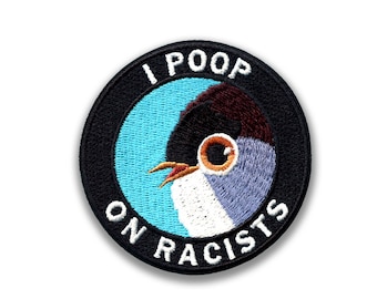 Cacca su Racists Patch