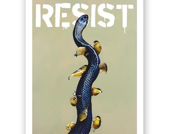 Resist - 8 x 10 Art Print