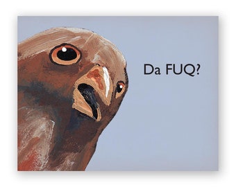 Da FUQ? Carte - Oiseau - Salutation - Mincing Mockingbird