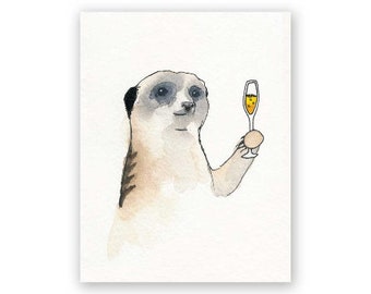 Meerkat Congrautlations Card