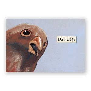 Da Fuq?- Vogel - Geschenk - Weihnachtsdeko