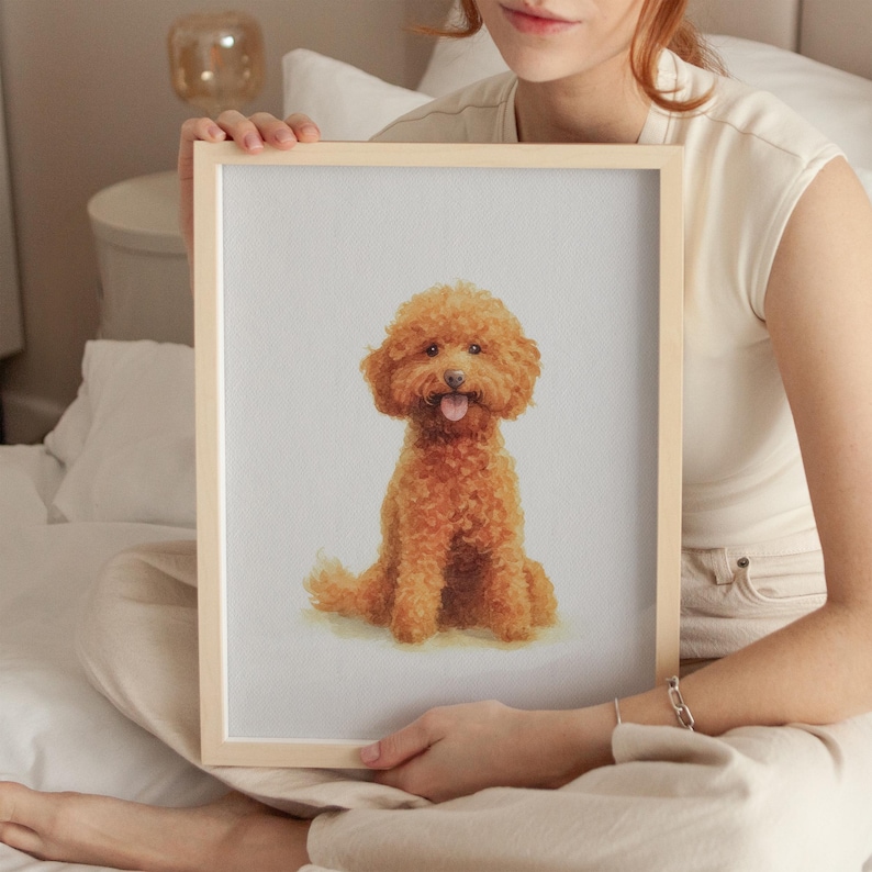 Custom Watercolor Pet Portrait: Dog, Cat Memorial Art - Etsy
