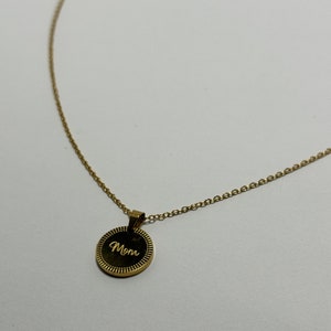 Mom necklace, mix&match, gold-plated, mom pendant, Mother's Day gift