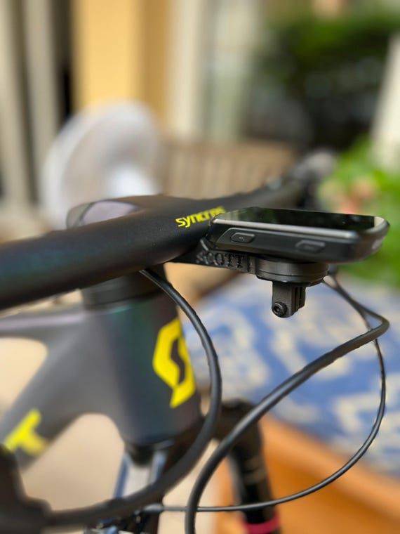 Support Guidon Vélo En Fibre De Carbone - Pour Garmin, Wahoo, Giant, Ordinateurs De Vélo
