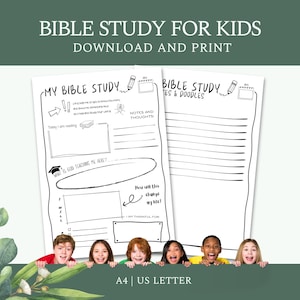 Bible Study Template For KIDS