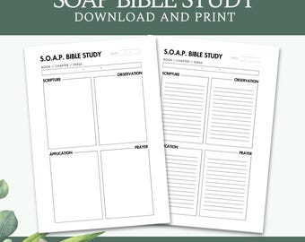 SOAP Bible Study Guide