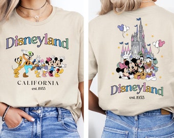 Disney California Est. 1955 T-Shirt,Cute Disneyland T-Shirt,Magic Kingdom Tee,Family Matching Trip Gift,Valentines Day Gifts Idea