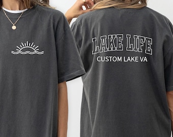 Custom Lake Life Shirt – Personalized Cabin Vacation Tee, Lake House Vibes