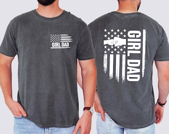 Girl Dad Crew T-shirt, Team Girl Dad T-shirt, Birthday Gift For Dad, Girl Pregnancy Announcement,Dad to be,Cool Dad T-shirt,Gift For Husband