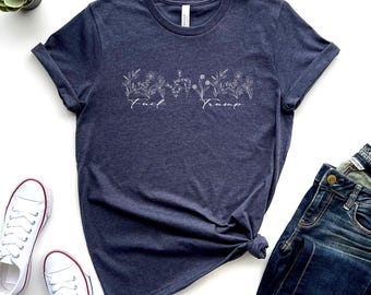 Subtle Anti Trump Flower T-shirt,Anti Trump T-shirts,Anti Maga T-shirt,Political T-shirt,Social Justice,Immigrent Rights,Subtle Feminist Tee