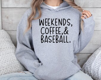 Baseball Mom Hoodie,Weekends Coffee and Baseball Hoodie,Baseball Hoodie,Sport Mama Hoodie,Baseball Lover Hoodie,Game Day Hoodie,Retro Hoodie