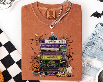 Halloween Movies Witch T-shirts, Witch Halloween T-shirt, 90s VHS T-shirt, 90s Style Halloween T-shirt, Halloween Pumpkin, Spooky Halloween