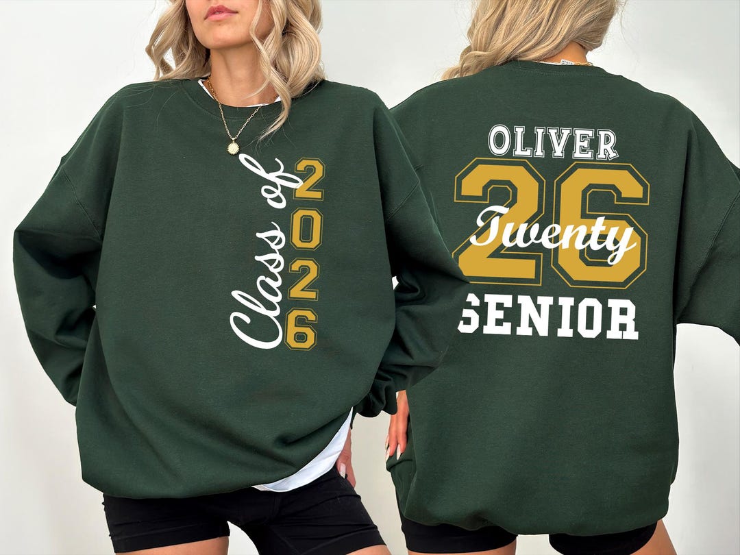 Spring Graduation Sweater Custom Senior 2026 Graduation Sweatshirt, Personalized Class of 2026 ...