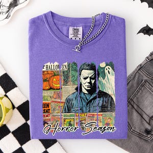 Horror Season T-shirt, Vintage Halloween Ghost Tee, Halloween Horror T-shirt, Halloween Retro T-shirt,Halloween Gifts For Woman and Man