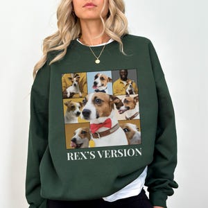 Custom Dog Lover Sweatshirt,Personalized Dog Sweatshirt,Retro Custom Dog Sweatshirt,Pet Lover Sweatshirt from Photo,Custom Pet&#39;s Version