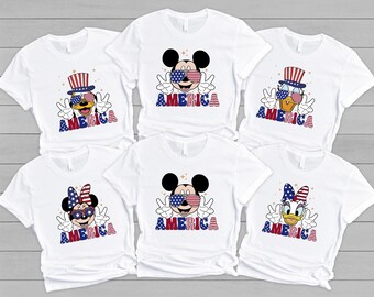 Disney 4th of July Shirt, Mickey Patriotic Tee, Independence Day Disney Tshirt, USA Disneyland Shirt, Magical July 4th Party Tees
