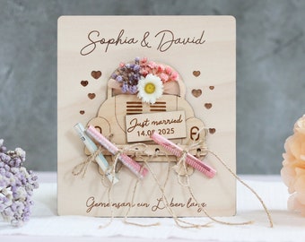 Money gift wedding personalized with name wedding gift bride and groom personalized wedding gift wooden gift for wedding
