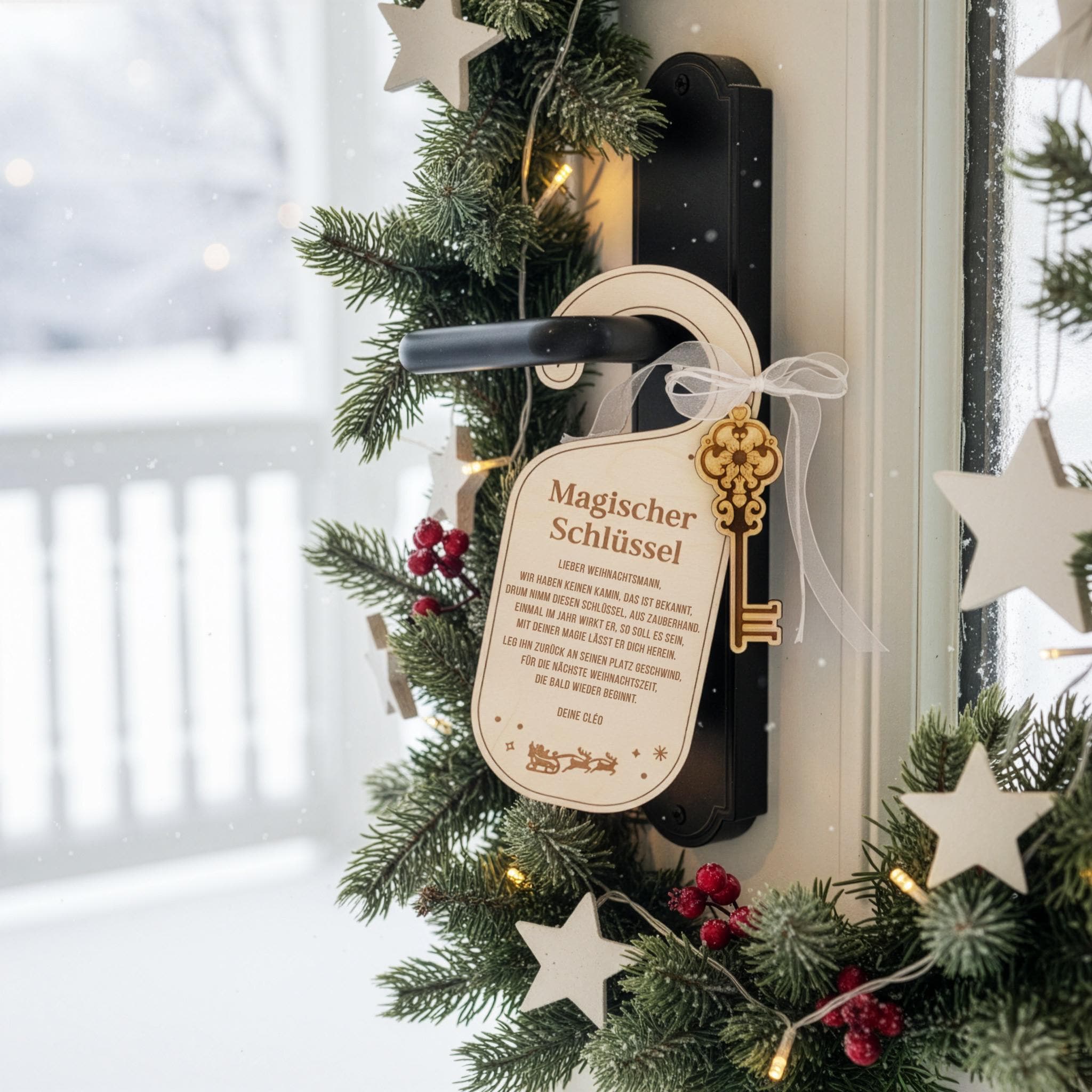 Weihnachtsmann-Zauberschlüssel Set – 6 Stück, Aus Zinklegierung, Als Baum-Anhänger & Flaschenöffner