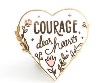 Courage Enamel Pin - Pastel Version |  Lapel Pin - Enamel pins - Narnia pin