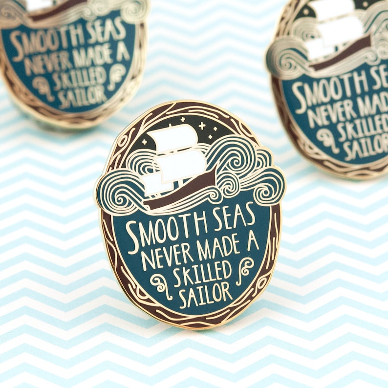 Ship Pin Lapel pin pin badge enamel pin enamel pins Etsy
