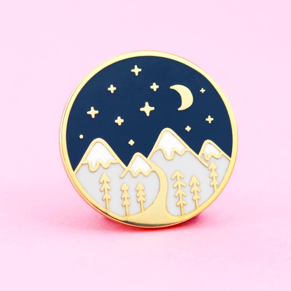 Mountain Pin - Cute Enamel Pin for Jackets and Backpacks