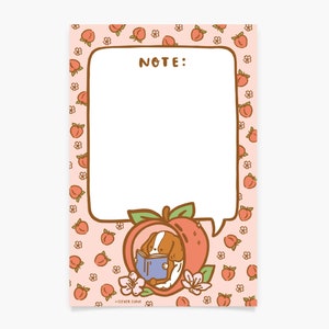 Peach Corner Notepad