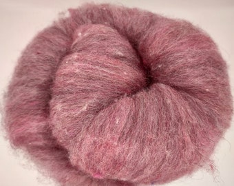 Corriedale Wolle Kammzug mit Angora-Kaninchenfaser