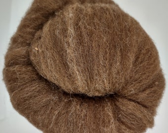 Kahlua Romeldale Wool Roving With Yak Fiber