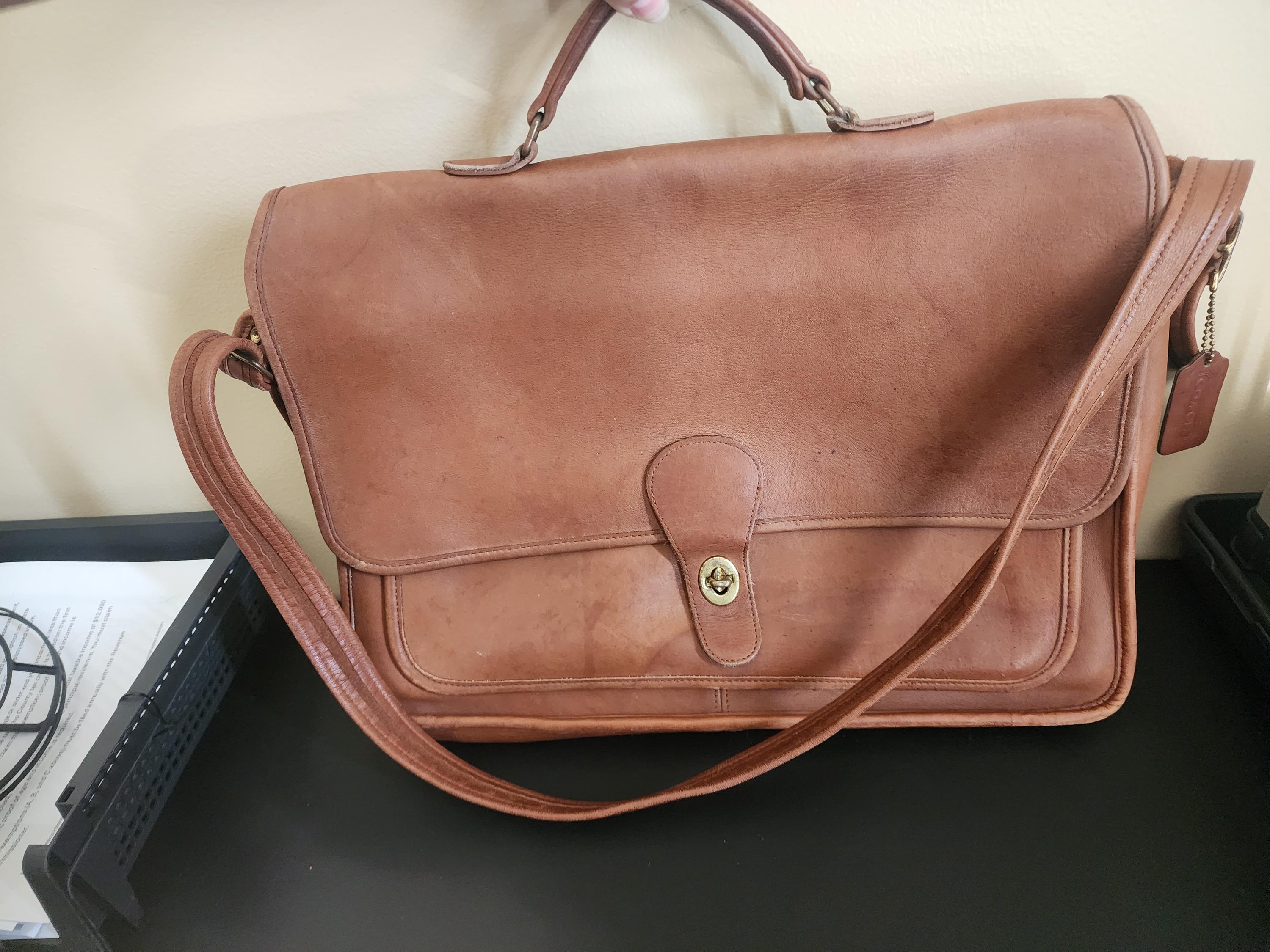 Vintage Coach Briefcase - Etsy