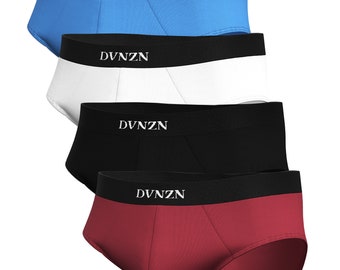 Mens everyday essential underwear - 4 pack, Black, White, Burgundy, Blue.