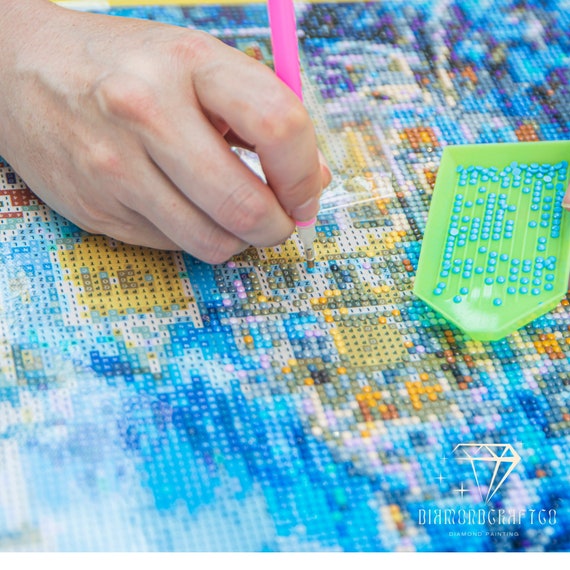 Seaside Serenity Diamond Painting Kit, Impressionist Style, DIY