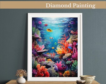 Diamond Painting Kits For Adults, Full Drill Diamond Art Painting By Number Kits...