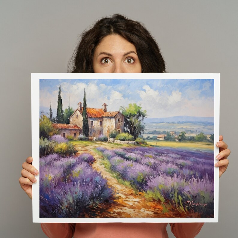 French Countryside Diamond Painting Kit, Style, DIY Art for