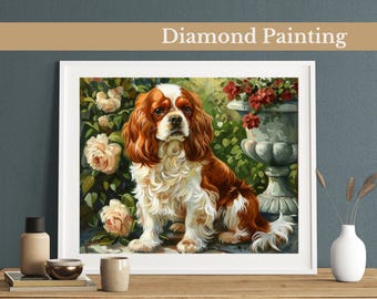YSCOLOR Diamond Painting Kit 5D Bulldog Inglese | Pittura Diamante Fai Da Te 30x40cm | Completo Di Tela E Strass Rotondi | Regalo Creativo