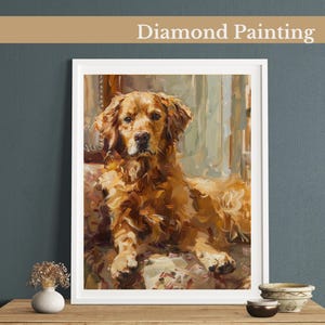 Golden Grace Diamond Painting Kit,Gem Art Kits For Adults And Kids, Diy Rhinestones Art Diamond Painting Art, Home Wall Decor