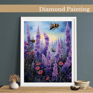 Honigbienen Diamant Malerei Set, Edelstein Kunst Kits Für Erwachsene Und Kinder, Handgemachte Hauswanddekor Malerei