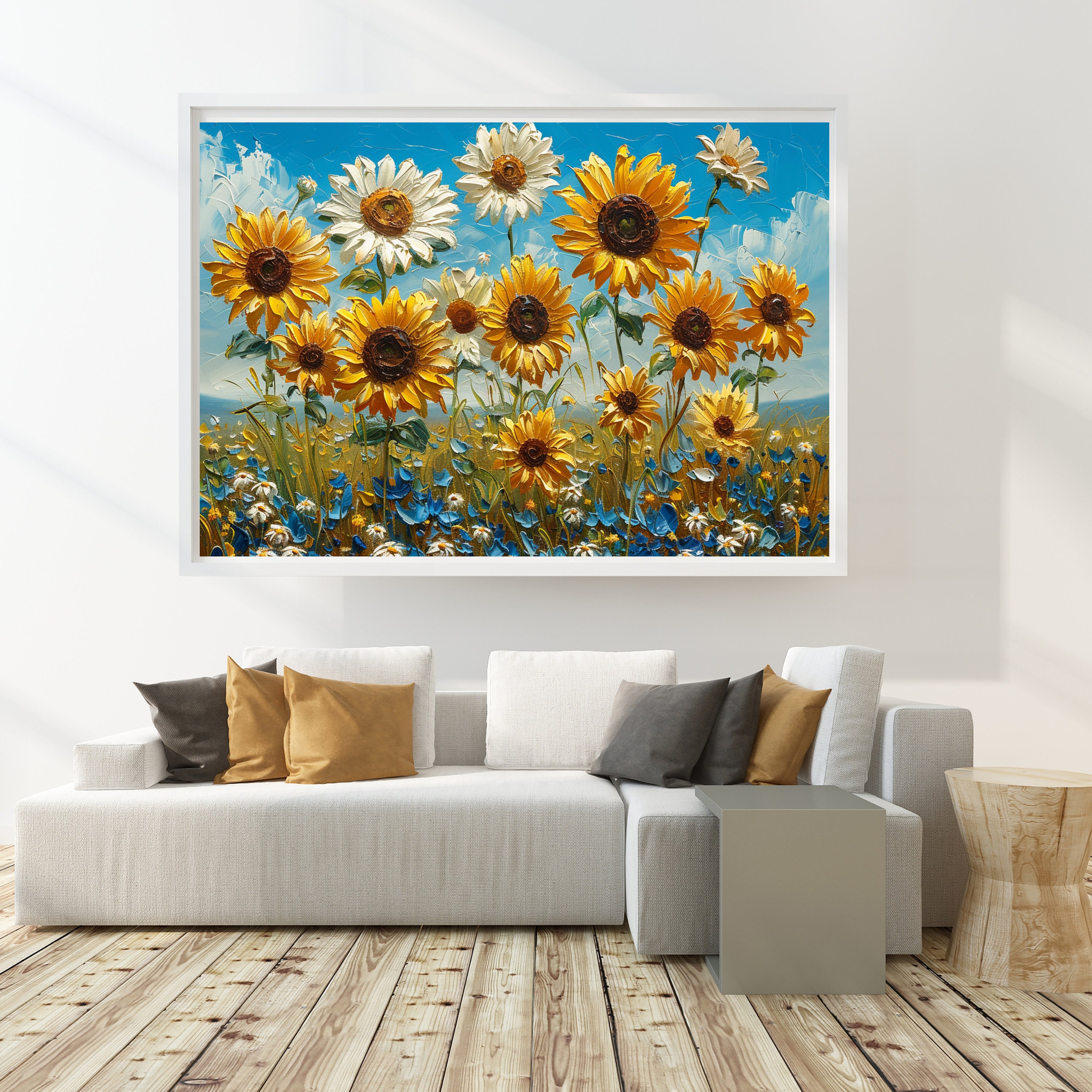 Kit Diamond Painting 5D A Forma Di Girasole – Ciondolo Con Catena, Fai Da Te, Decorazione Parete O Finestra (02) - 3