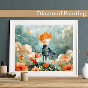 Kit per pittura a diamante Dreamy Stardust Adventures, strass fai da te per la decorazione della casa, gemme artistiche per adulti e bambini, pittura ad impasto