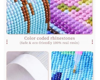 Zebra Diamond Painting Kit, Gem Art Kits for Adults and Kids, Diy