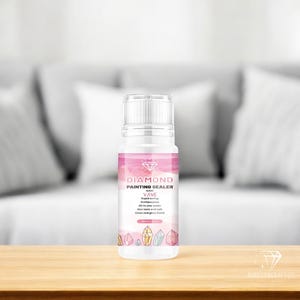 Diamond Painting Art Glue, Permanent Hold, 60ml / 120ml, Available With or Without Brush, Quick Drying Sealer