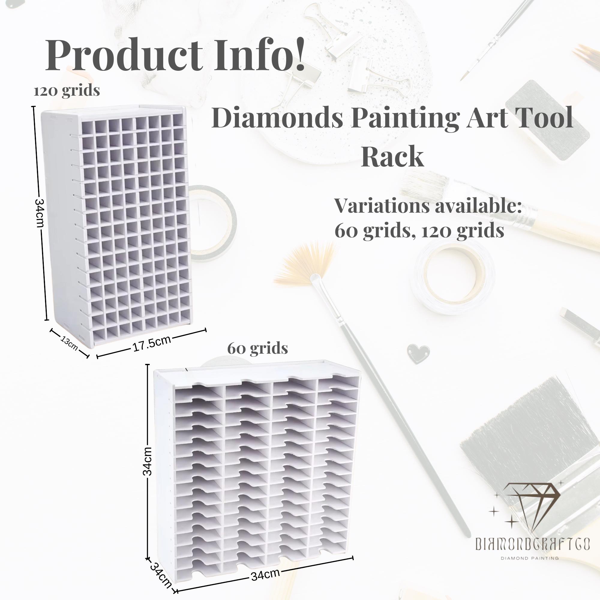 Diamant-Malerei Aufbewahrungstablett Set – 6 Tabletts Mit Deckel, 2-in-1 Organizer & Arbeitsbehälter