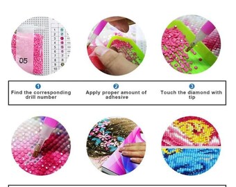 Loose Diamond Painting Drills: Round or Square Refill
